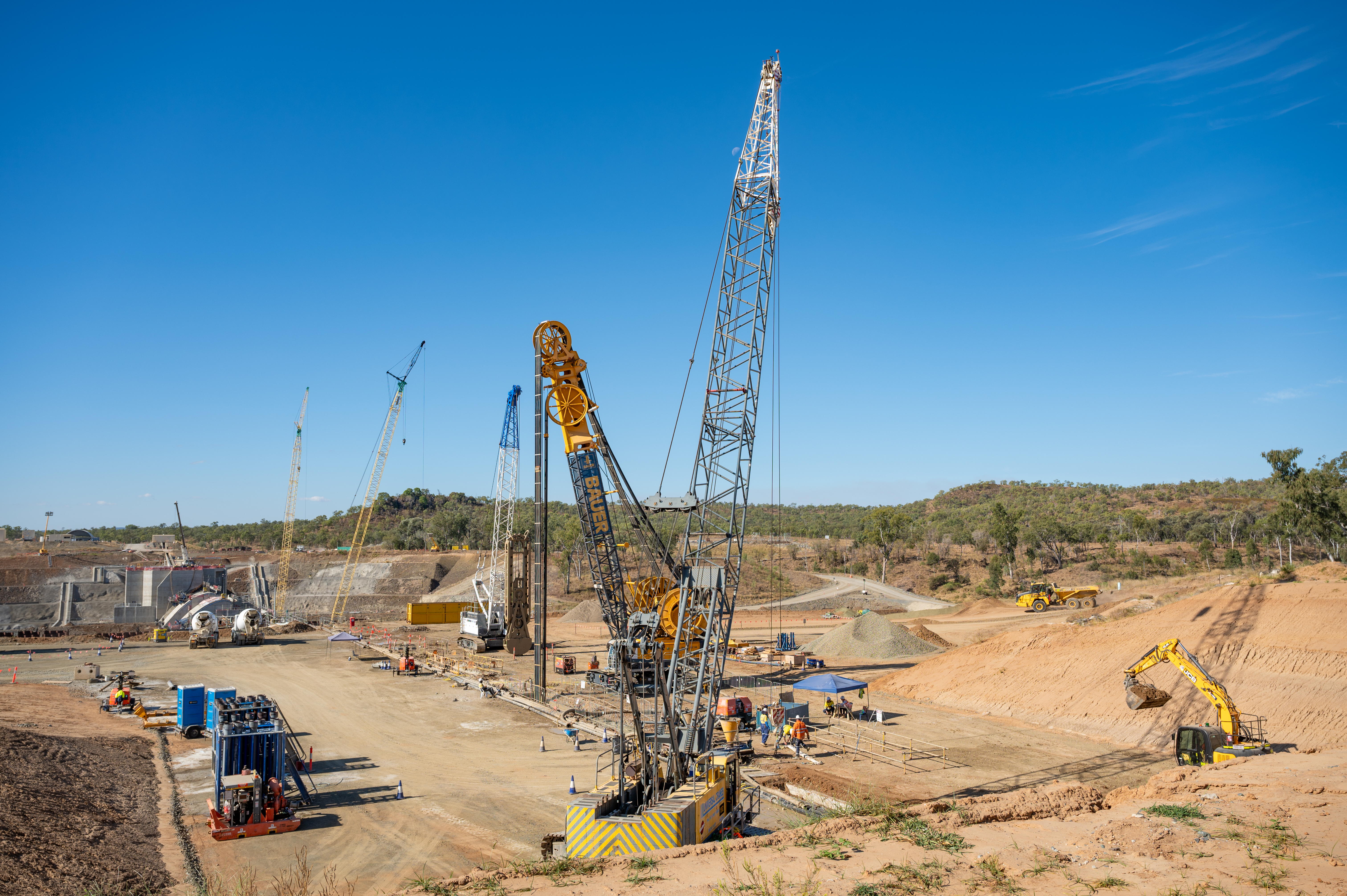 Bauer Spezialtiefbau carries out cut-off wall work for Rookwood Weir in Australia